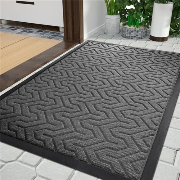 Door Mat, All-Season Outdoor Indoor Sturdy Doormat for Home Entrance Floor - Picture 1 of 7